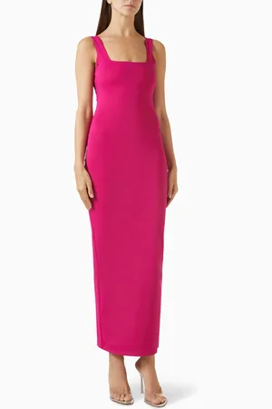 GOOD AMERICAN Modern Tank Maxi Dress in Scuba