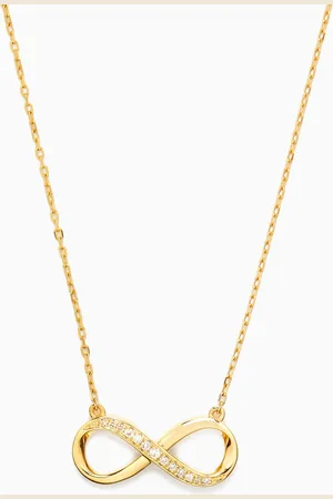 Fergus James Infinity Diamond Pendant Necklace in 18kt Gold