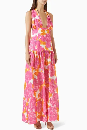 Mergim Marlin Printed Dress in Linen