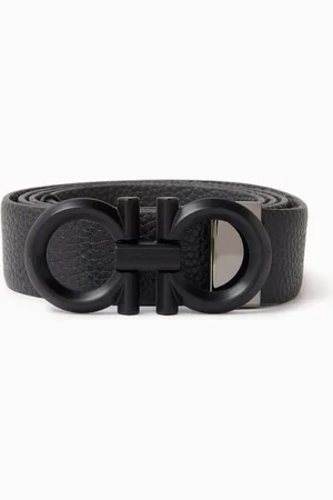 Salvatore Ferragamo Reversible Adjustable Belt in Leather