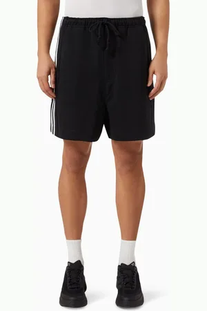 Y-3 Cutline Shorts in French Terry