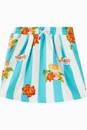 Kenzo Boke-flower Print Skirt in Cotton