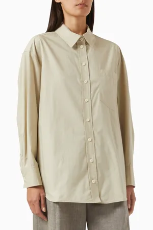 COS Oversized Curved-Hem Shirt