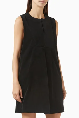 COS Bib-Front Corduroy Mini Dress