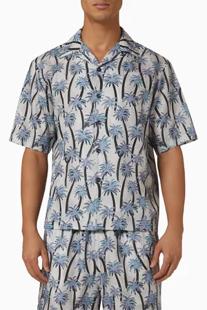 COMMAS Exclusive Paradise Palm Shirt in Silk-blend