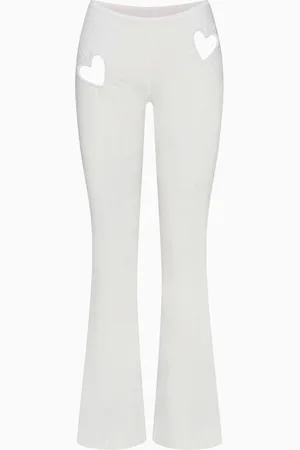 SKIMS Cotton Jersey Heart Flare Leggings