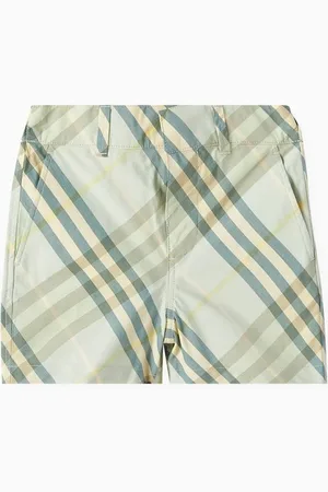 Burberry Check Bermuda Shorts in Cotton-poplin