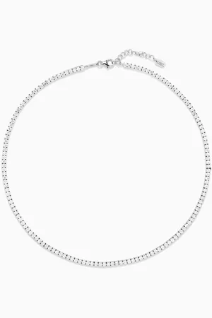 Fergus James Diamond Tennis Choker in 18kt Gold