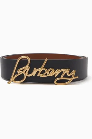 Burberry Reversible Signature Belt in Leather