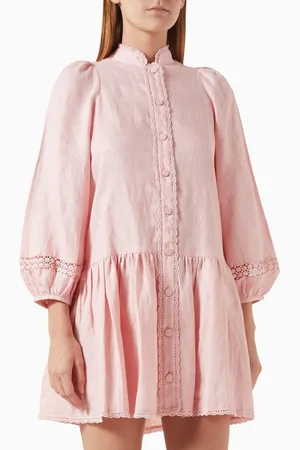 Morton Mac Stella Mini Dress in Linen