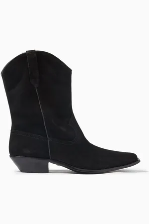 Schutz Western Boots in Suede