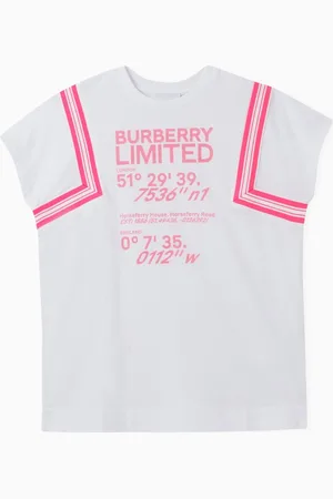 Burberry T-shirt Dress with Coordinates in Cotton