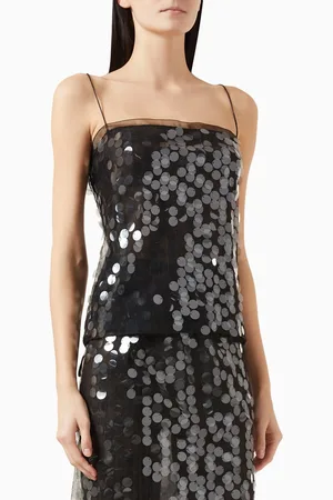16Arlington Suero Sequin-embellished Top