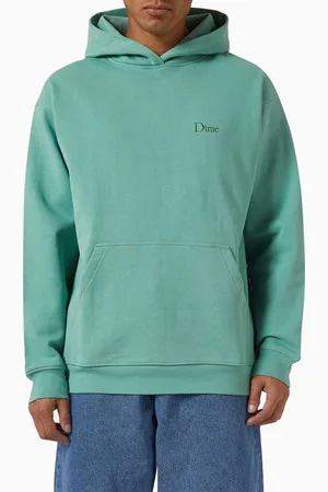DIME Classic Small Logo Hoodie in Cotton