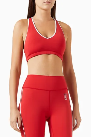 Sporty & Rich Runner Box V-Neck Sports Bra