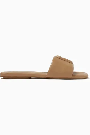 Marc Jacobs The J Marc Slide Sandals in Leather