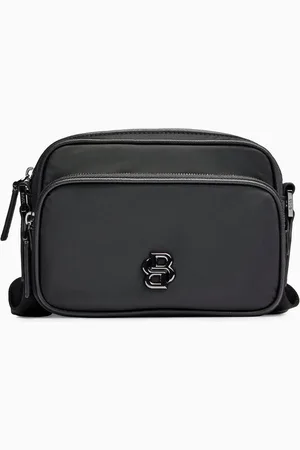HUGO BOSS B-Icon Crossbody Bag in Nylon-twill