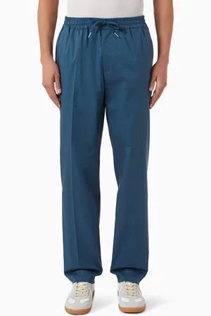 Sandro Straight-leg Pants in Cotton-blend