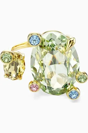 Swarovski Gema Open Ring in Gold-tone Metal