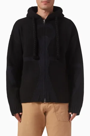 J.W.Anderson Anchor Logo Hoodie in Wool