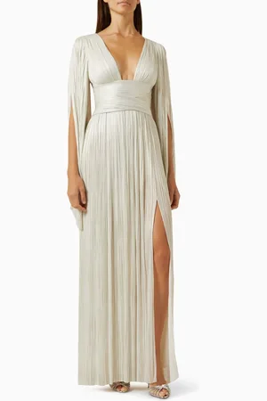 MARIA LUCIA HOHAN Alana B Maxi Dress in Silk