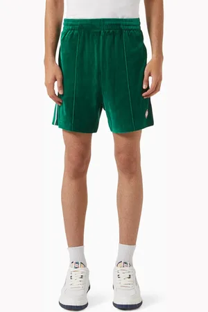 Casablanca Velour Shorts in Cotton-blend