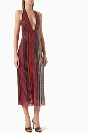 Missoni Sequin Crochet-knit Midi Dress