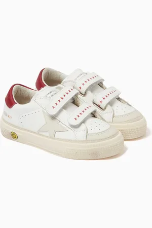 Golden Goose May School Sneakers in Leather