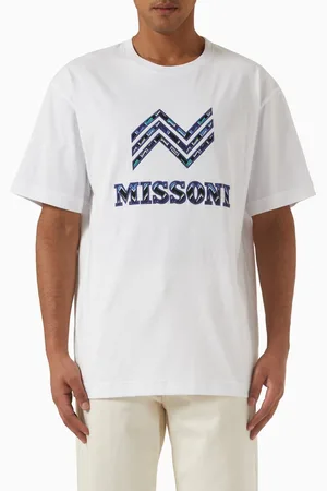 Missoni Zigzag Logo T-shirt in Cotton