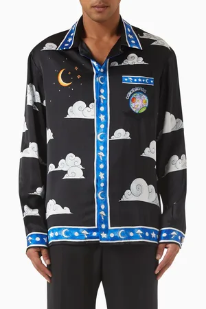 Casablanca The Four Elements Shirt in Silk Twill