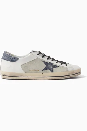 Golden Goose Super-Star Sneakers in Lizard-print Leather