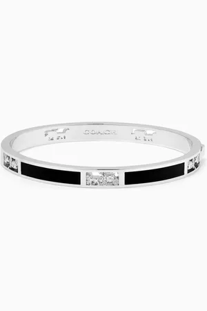 Coach Signature Horse & Carriage Cut-out Bangle in Metal