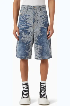 Diesel D-Lire Shorts on Denim