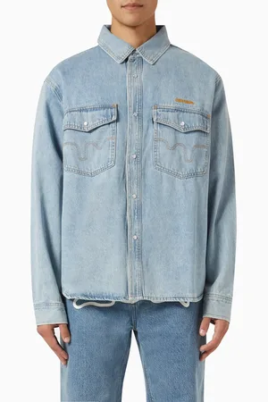 ICECREAM Chainstitch Shirt in Denim