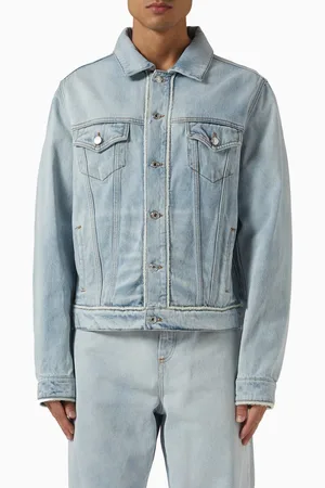 Msgm Pocket Jacket in Denim