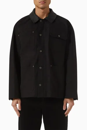 COS Leather-Collar Field Jacket