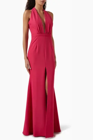 Elle Zeitoune Danielle Knot-back Maxi Dress