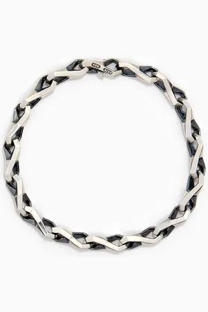 David Yurman Faceted Link Bracelet in Sterling