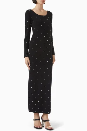 VERSACE Cielo Stellato Knit Dress in Wool