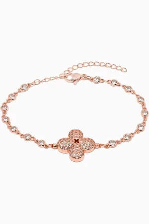 The Jewels Jar Clover Bracelet in 18kt Plating