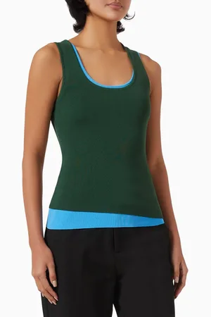 Staud Hermosa Tank Top in Viscose Blend