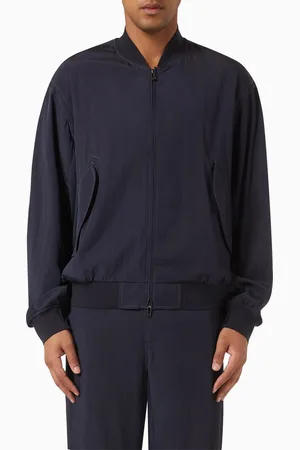 Emporio Armani Bomber Jacket in Viscose Blend