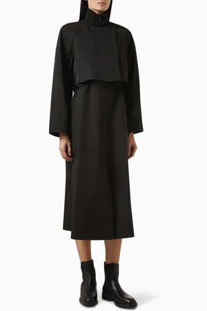 Emporio Armani Two-in-One Trench Coat in Technical Cotton