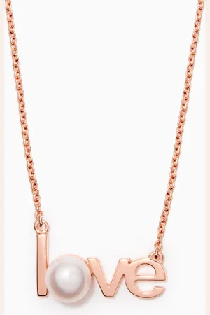 Damas Love Necklace with Pearl in 14kt