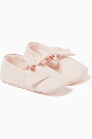 Il gufo Bow-detail Ballerina Flats in Viscose-canvas