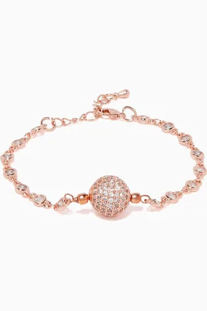 The Jewels Jar Cubic Zirconia Ball Sparkle Bracelet