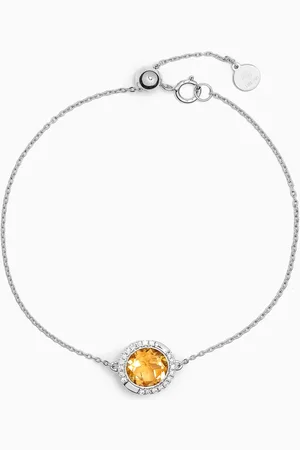 Damas Vera Diamond & Citrine Bracelet in 18kt Gold