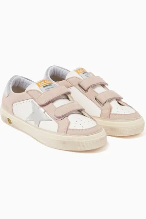 Golden Goose May School Sneakers in Leather