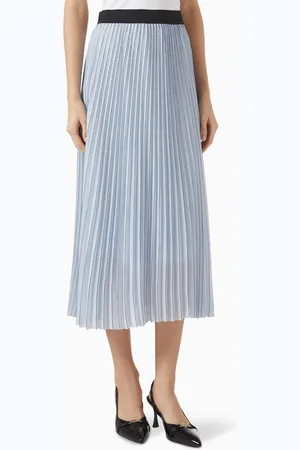 Karl Lagerfeld Sunburst Pleated Skirt