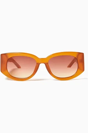 Casablanca Memphis Oval Sunglasses in Acetate